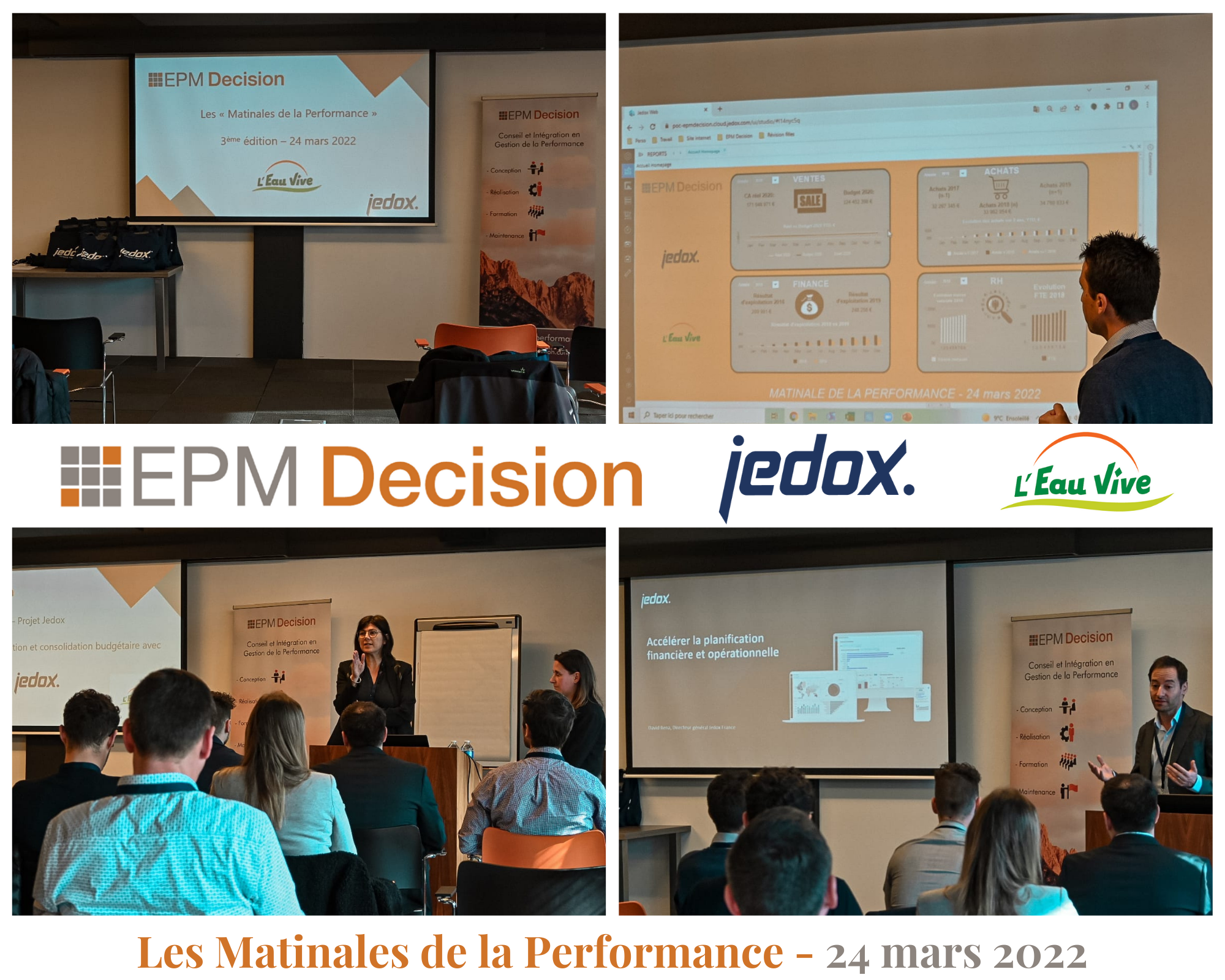 EPM Décision a organisé la 3ème édition de la « Matinale de la Performance » le 24 mars à Annecy